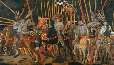 The Battle of San Romano in 1432, c.1456 by Paolo Uccello